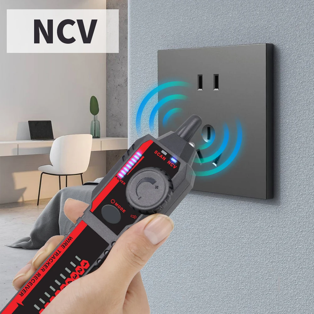ET606 Network Cable Tester POE RJ45/RJ11 Tester 3KM Digital Cable Tracing Cross Short Circuit Inspection Crystal Port