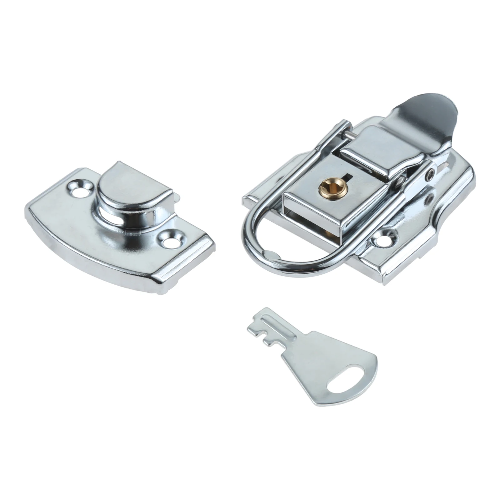 Loquet De Valise En Métal Avec Clés - Moraillon Bascule 76mm - Uxcell - Neuf