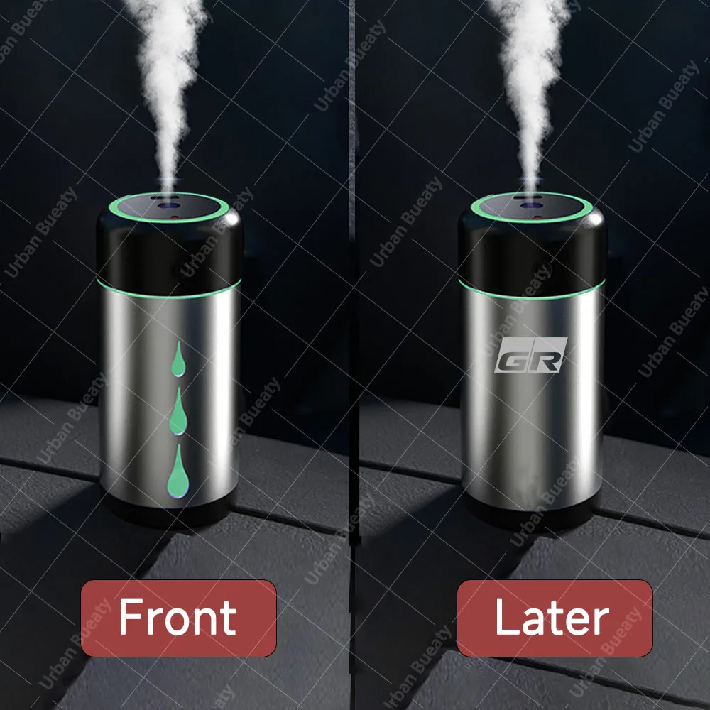Silent Humidifier With projection USB Air Humidifier Car Mist DiffuserAir Freshener For Toyota GR Sport Yaris Cross Fortuner