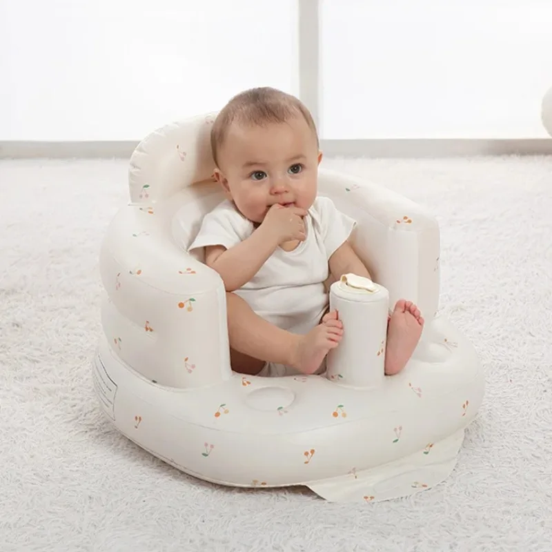 PVC Baby Inflatable Small Sofa Learning To Sit Baby Learning Seat Bath Bath Stool Portable Folding Toys Kids Sofa for Kids