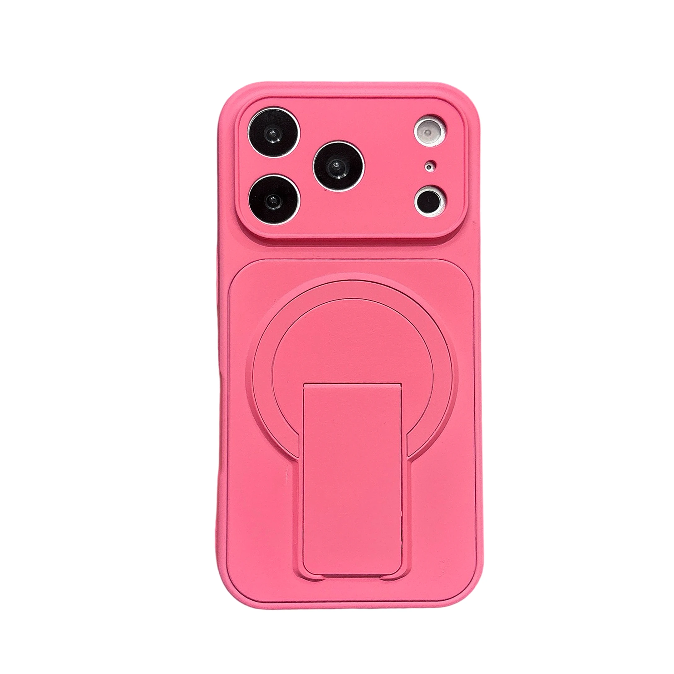 MagSafe Flip Kickstand Shockproof Phone Case with Magnetic Wireless Charging Cover