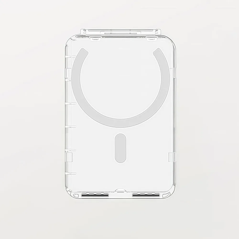 Transparent Magnetic Card Sleeve with Shockproof Design and 2 Card Slots