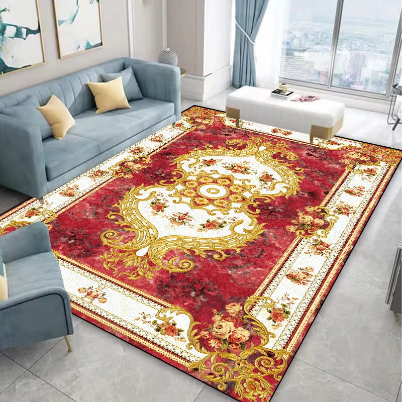 European Luxury Large Size Carpet Living Room Sofa Home Decoration Rugs ...