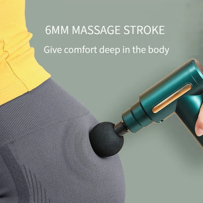 Mini Fascia Gun Wireless Massage Gun Muscle Relaxation Massage Equip Neck Membrane Rob Cervical Spine Massage_voghion.com