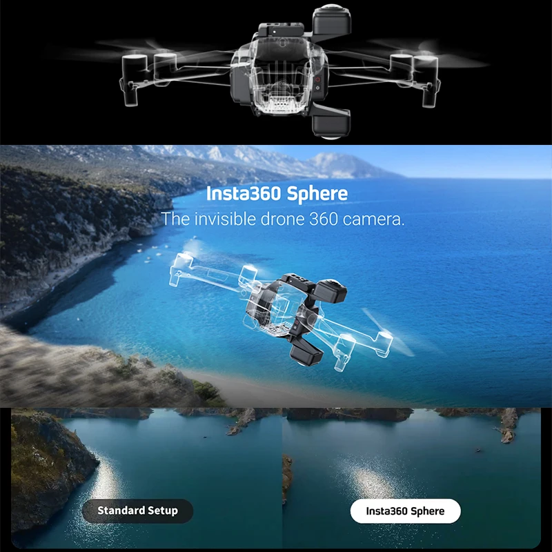 Insta360Sphere Standalone （Insta360 Sphere Invisible Drone 360 