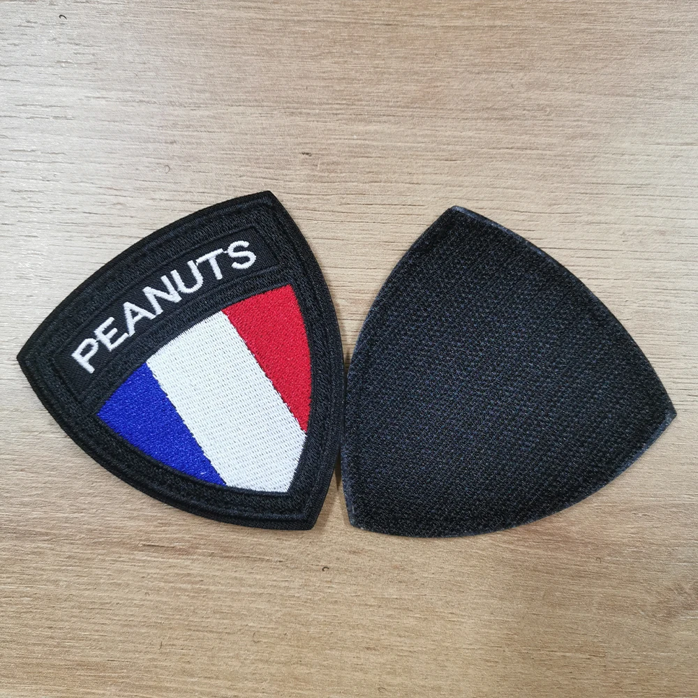 Custom Miltary Flags Embroidery Name Patch Stripes Badge Iron On