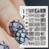 1pcs Snake Leopard Design Nail Stamping Plates Luxury Serpentine Pattern Animal Stripes Nail Plate Nails Art Stencil Stamp Tools 4