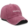 Vintage Washed Cotton Baseball Cap For Women Mommy Embroidery Mom Hat Mother's Day Birthday Gift Wholesale Dropshipping 5