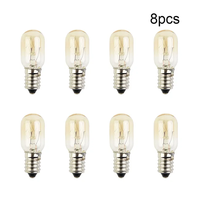 Ampoules de lampe au sel 15w E14 (paquet de 4) pour <300c Four,  réfrigérateur, appareils polyvalents 2700k (blanc chaud) 