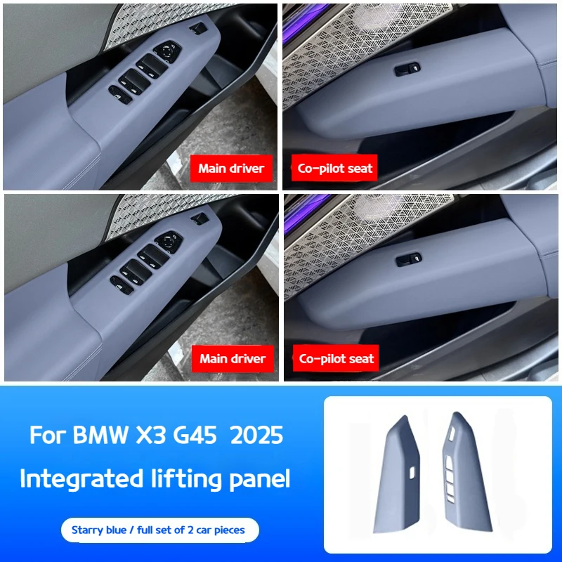 4 Stuks Auto Instaplijsten Protector voor BMW X3 (G45) 2024 2025, Auto