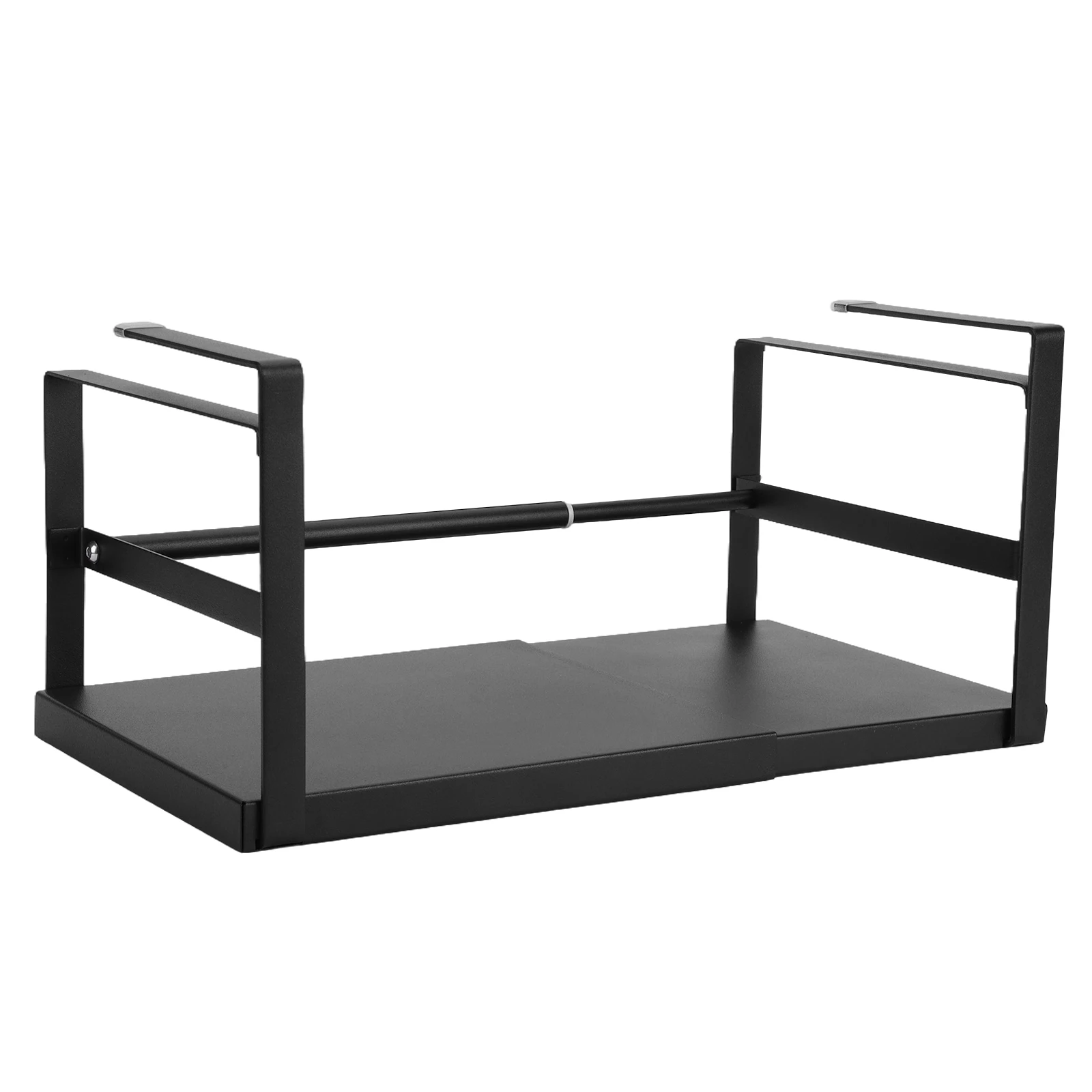 Retractable Storage Shelf Seasoning Bottle Storage Rack Expandable Under Shelf Storage Rack for Kitchen Pantry Office