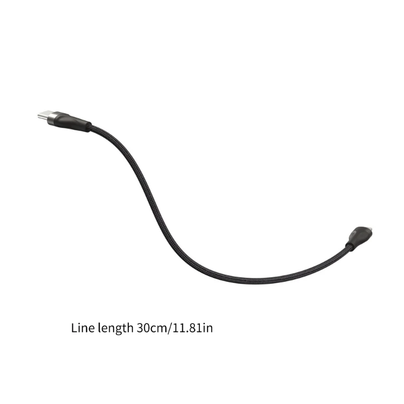 45W 30cm Short USB C to USB C Cable Type to Type Cable Fast Charging Data Transfer for Phone 15 Cellphone F19E