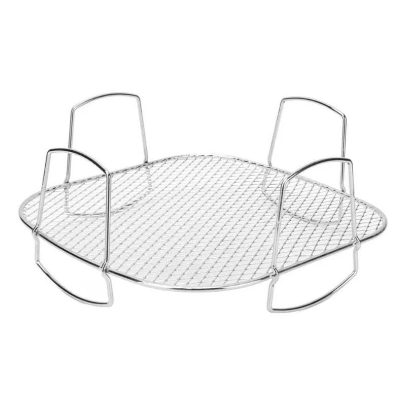 

Stainless Steel Rack Versatile Roasting Rack Oven Cooking Shelf Seamless-Welding Grilling Rack French Fries Rack