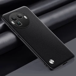 Luxury PU Leather Shockproof Silicone Phone Case Cover in Black for Realme GT8 Pro (China) (Style 2 Black)