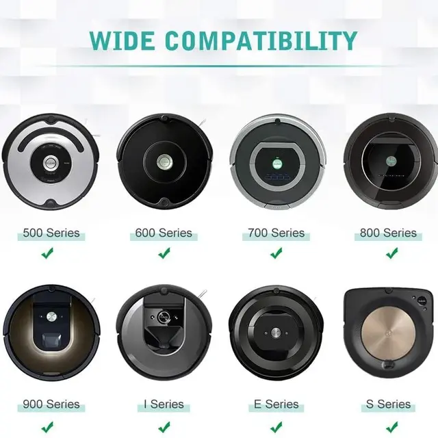 Gomme Di Ricambio Per Roomba 500-900 Series - Set Di 2 Pneumatici Laterali - Foto 13