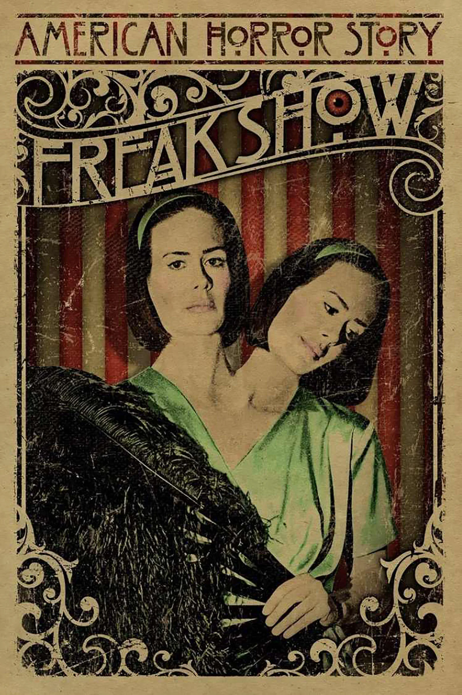American Horror Story Apocalypse Freak Show Vintage Tin Signs Metal Sign Poster Retro Art Targa Wall Decor Per Bar Cafe Garden