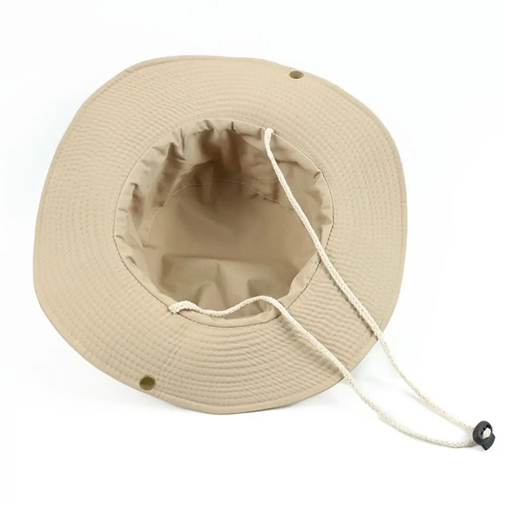 Outdoor Men's Solid Sun Hat Bucket Hat Cargo Safari Bush Army Boonie Summer Jungle Fishing Cap 2