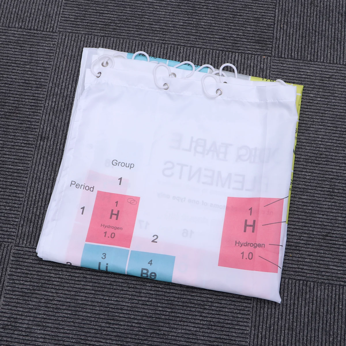 

Periodic Table Of Elements Prints Digital Partition Curtain Polyester Shower Curtain Mildew Proof Waterproof Cloth Shower