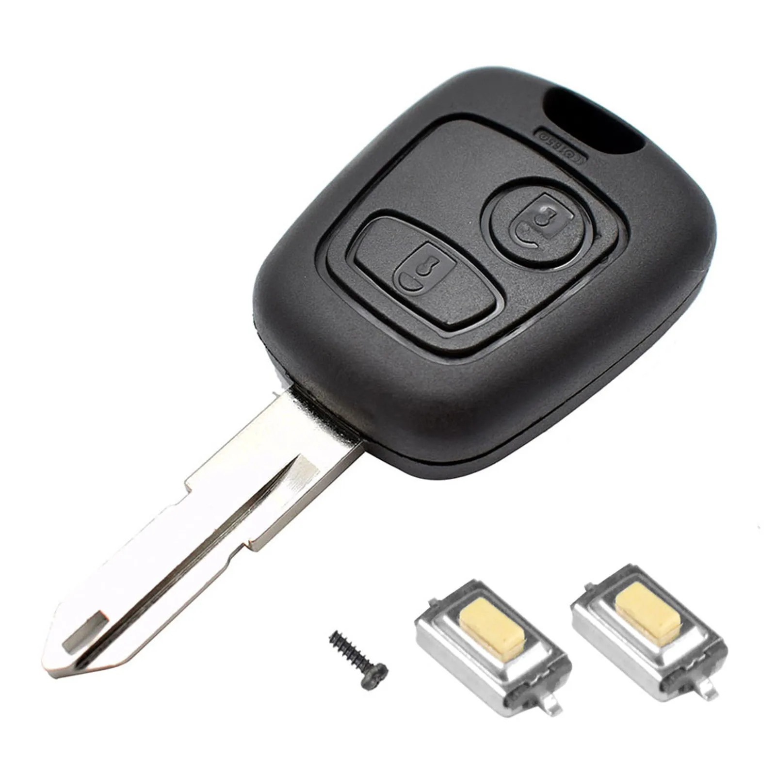Auto Chiave A Distanza Borsette Per Peugeot 307 107 207 406 Citroen C1 C2 C3 C4 C5 Xsara Picasso Chiave Della Copertura di Ricambio Fob caso Kit di Riparazione
