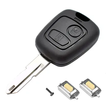 Auto Chiave A Distanza Borsette Per Peugeot 307 107 207 406 Citroen C1 C2 C3 C4 C5 Xsara Picasso Chiave Della Copertura di Ricambio Fob caso Kit di Riparazione