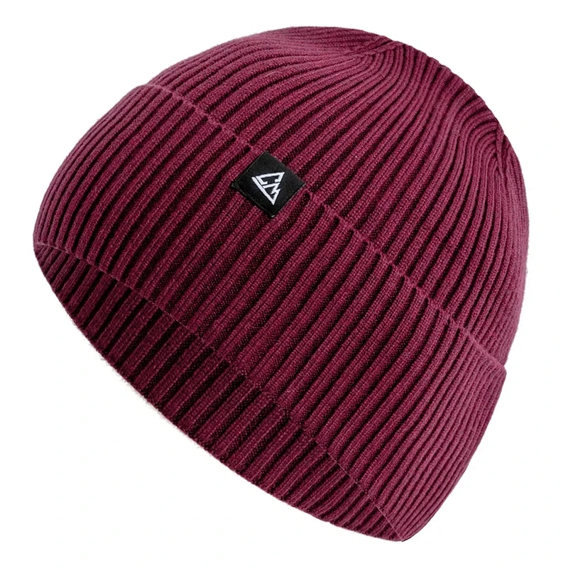 Heißer Verkauf Unisex Herbst/Winter Beanie Hut Mountain Peak Labal Hohe Elastizität Gestrickte Hüte Für Männer Frauen Outdoor sport Ski Hüte – Detail 13
