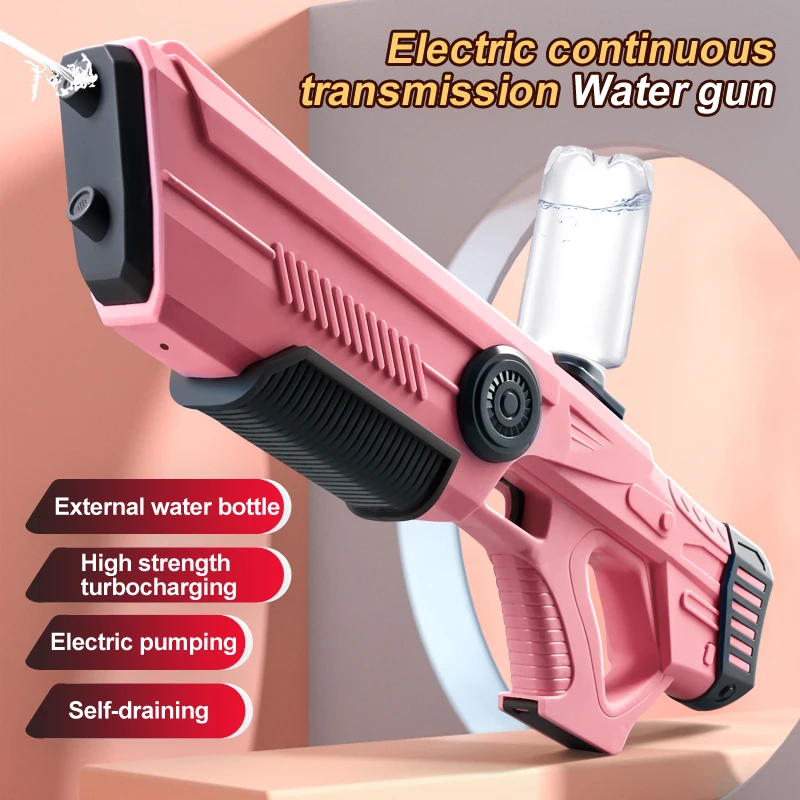 Electric Water Gun Toys Bursts Children\'s High-pressure Strong Charging Energy Water Automatic Water Spray Children\'s Toy Guns
