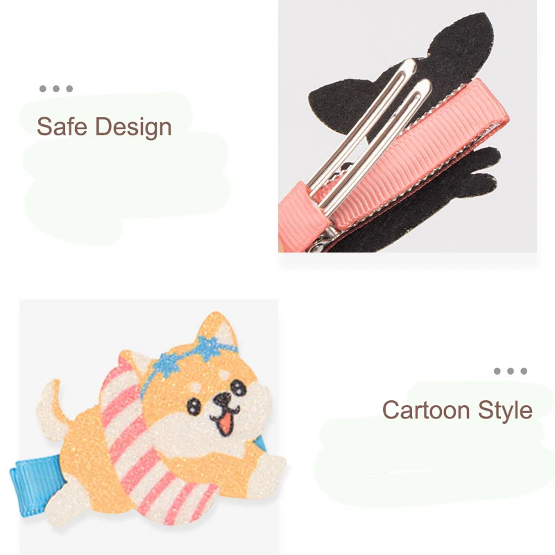 Рисунок 3 - Зажим для волос с блестками для детей