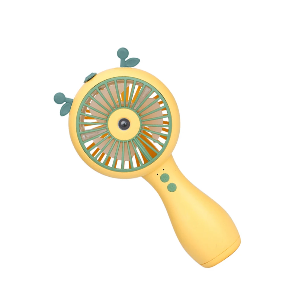 

Mini USB Charging Handheld Fan Air Cooler Water Spray Desktop Misting Personal for Travel Camping Gift Student
