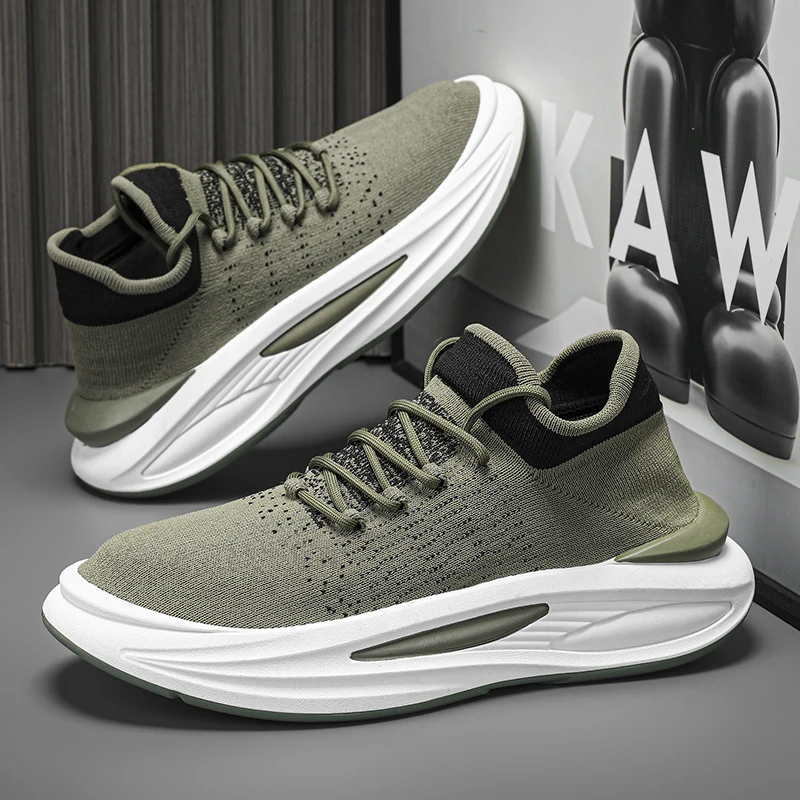 New Male Tennis Shoes Sneakers Men Comfortable Gym Sport Shoes Outdoor Adult Breathable Lightweight Footwear Plus Size 46