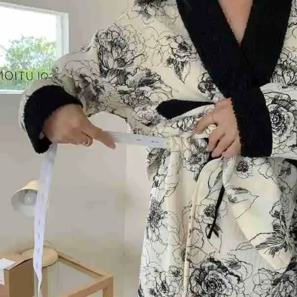 Adjustable Air Cotton Maternity Sleepwear For Spring Autumn Postpartum Nursing Period Outerwear Breathable Comfortable