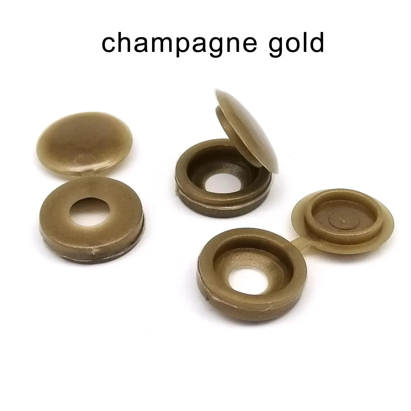 100pcs/bag Plastic Self Tapping Screw Bolt Nail Nut Decorative Cap Protective Cover Hide Foldable Hinged for Furniture Car