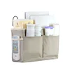 Dormitory storage bedside hanging basket student dormitory storage bag cotton fabric bedside storage storage hanging bag 4