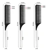 Large and Small Toothed Steel Needle-point Tail Comb Trendy Comb PC Tip-tail Hair Highlighting Comb for Stylist 2