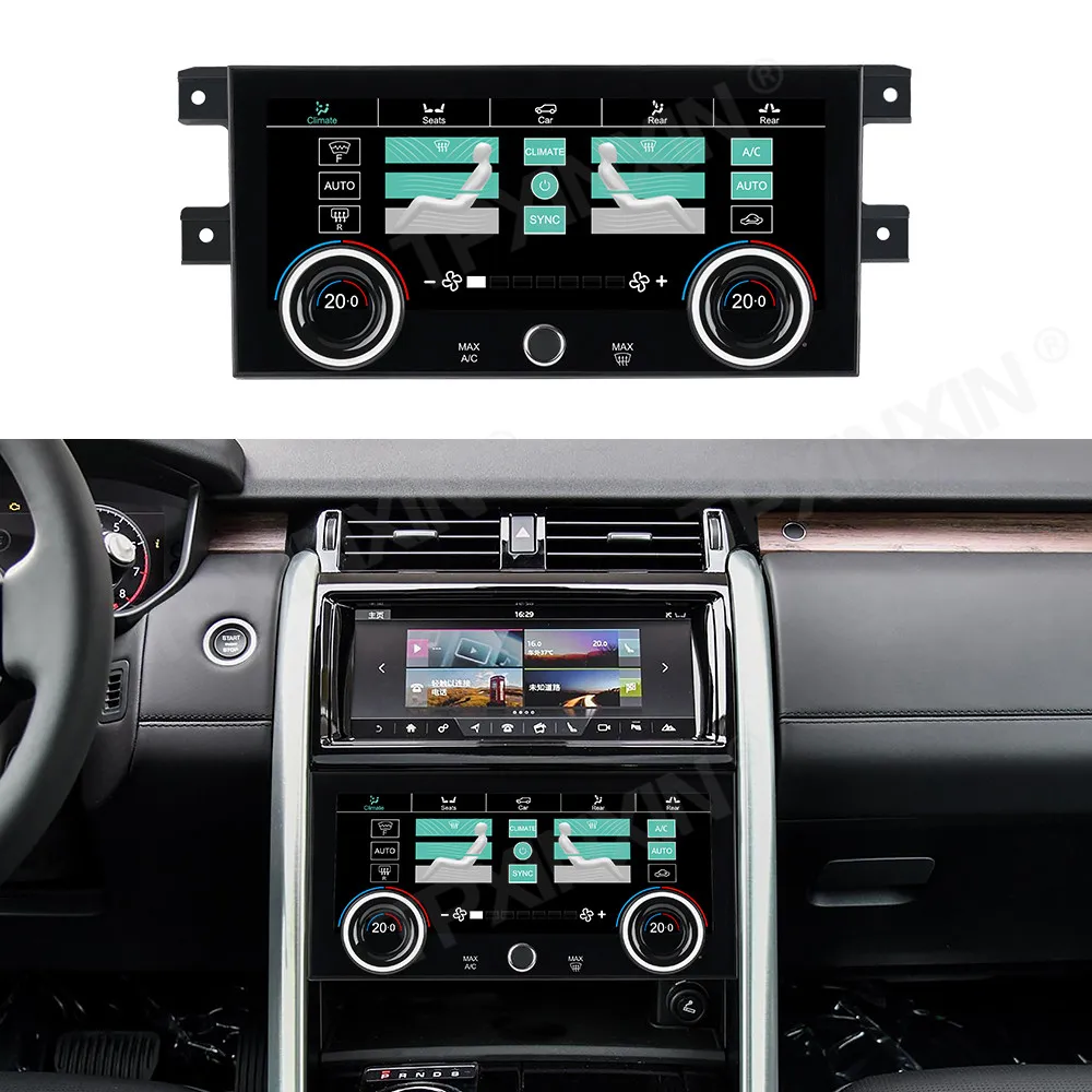 

Android Climate LCD HD Touch Screen AC Panel Air Conditioning Temperature Control For Land Rover Discovery 5 2007-2020 Autoradio