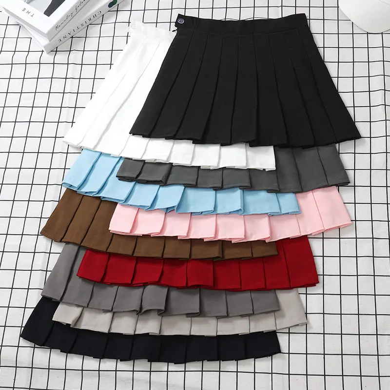 Skirt-Black-Women-s-High-Waist-Summer-Clothes-Vintage-Korean-Harajuku ...