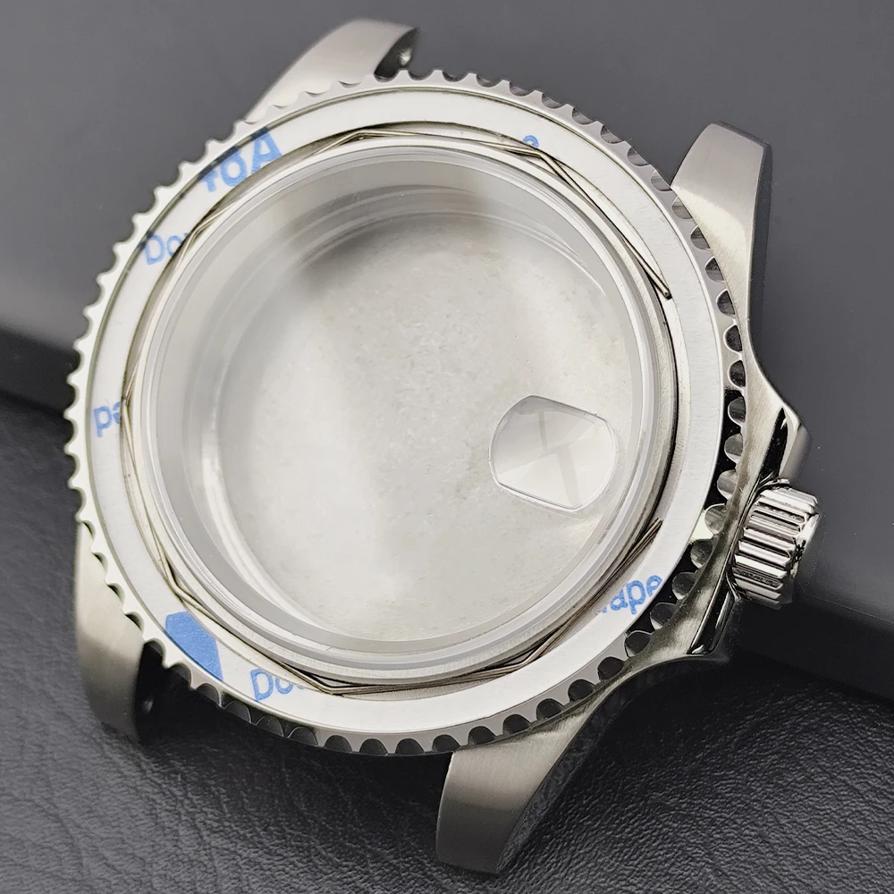 40.5MM GMT Case Sapphire Glass Bidirectional Rotating Case fit N H34/35/36 Movement fit for 28.5MM Dial 20mm Strap Accessories
