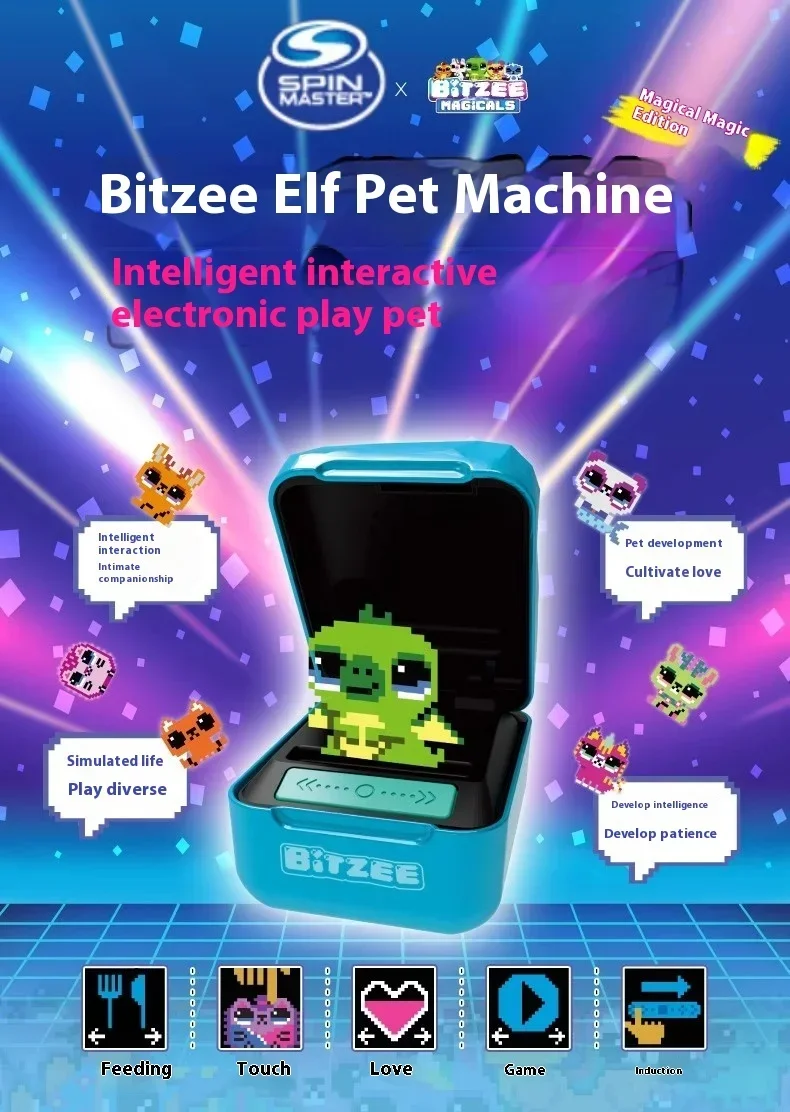 New Bitzee Magicals Electronic Digital Pets Spinmaster Interactive