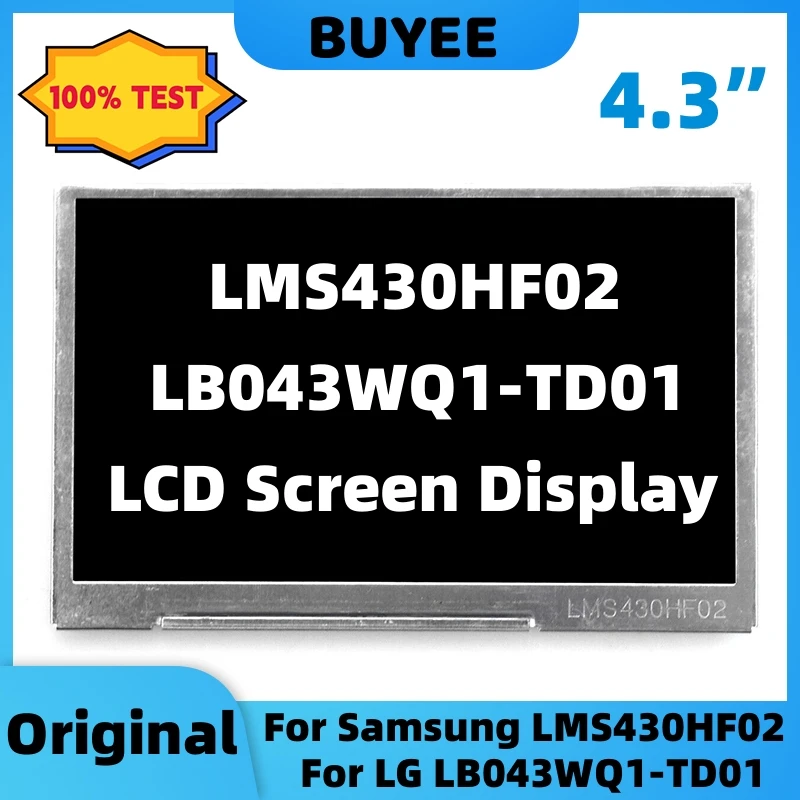 

4.3” Original For Samsung LMS430HF02 For LG LB043WQ1-TD01 LCD Screen Assembly LB043WQ1 (TD)(01) LED Display Digitizer 45Pins