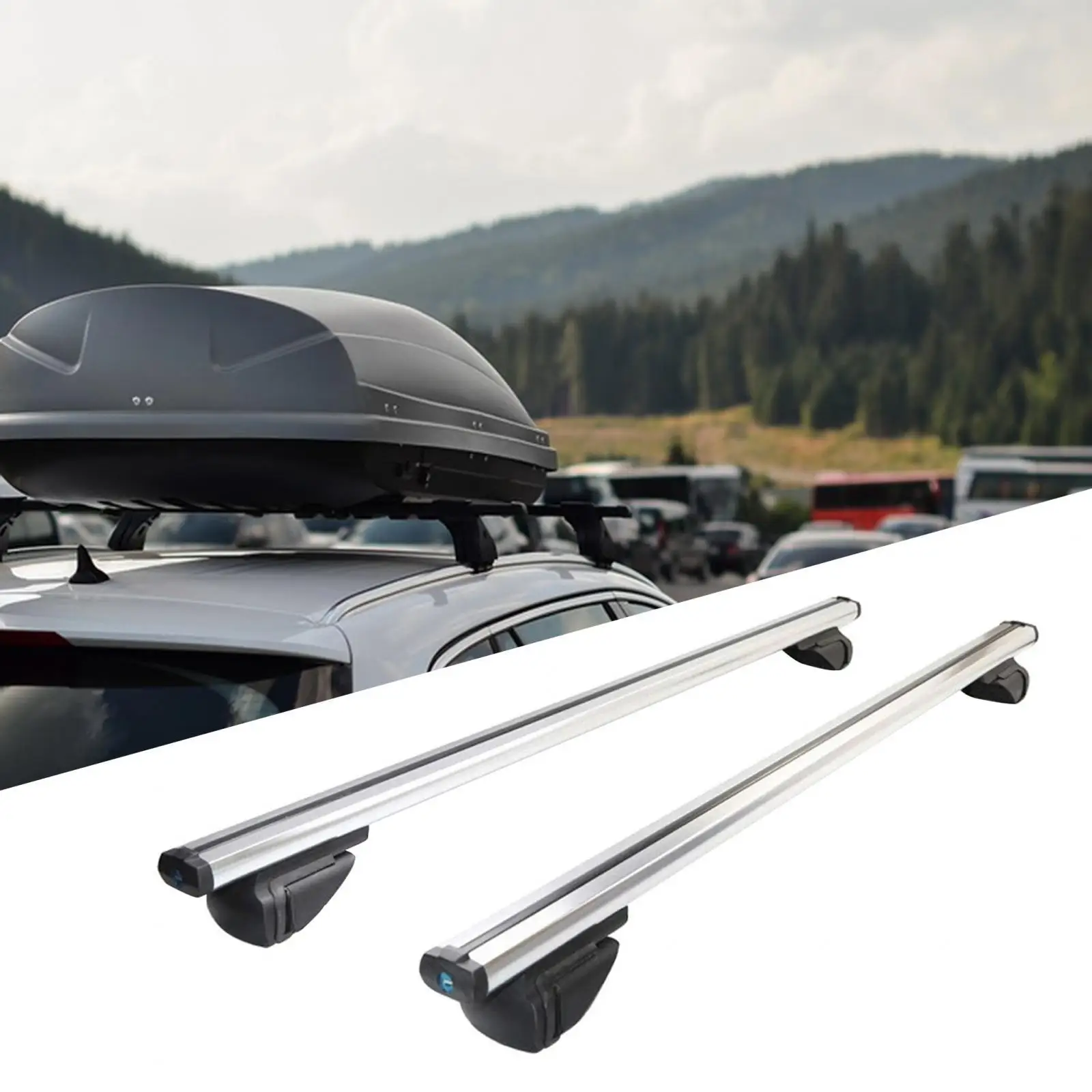 RoofRackCrossBarsCargoBarsRoofRailTopRoofRackLuggageCarrier