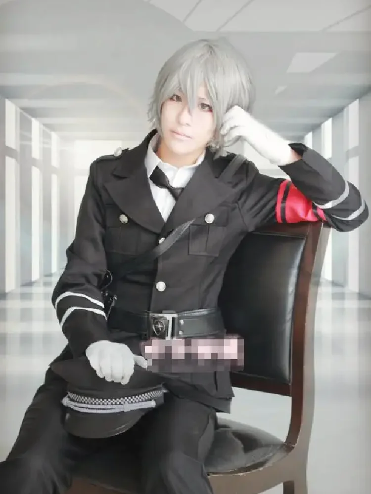 

Japanese Game Togainu No Chi Cartoon Anime Cosplay Halloween Akira Unisex Cos Military Uniform Costumes Male Female Cosplay
