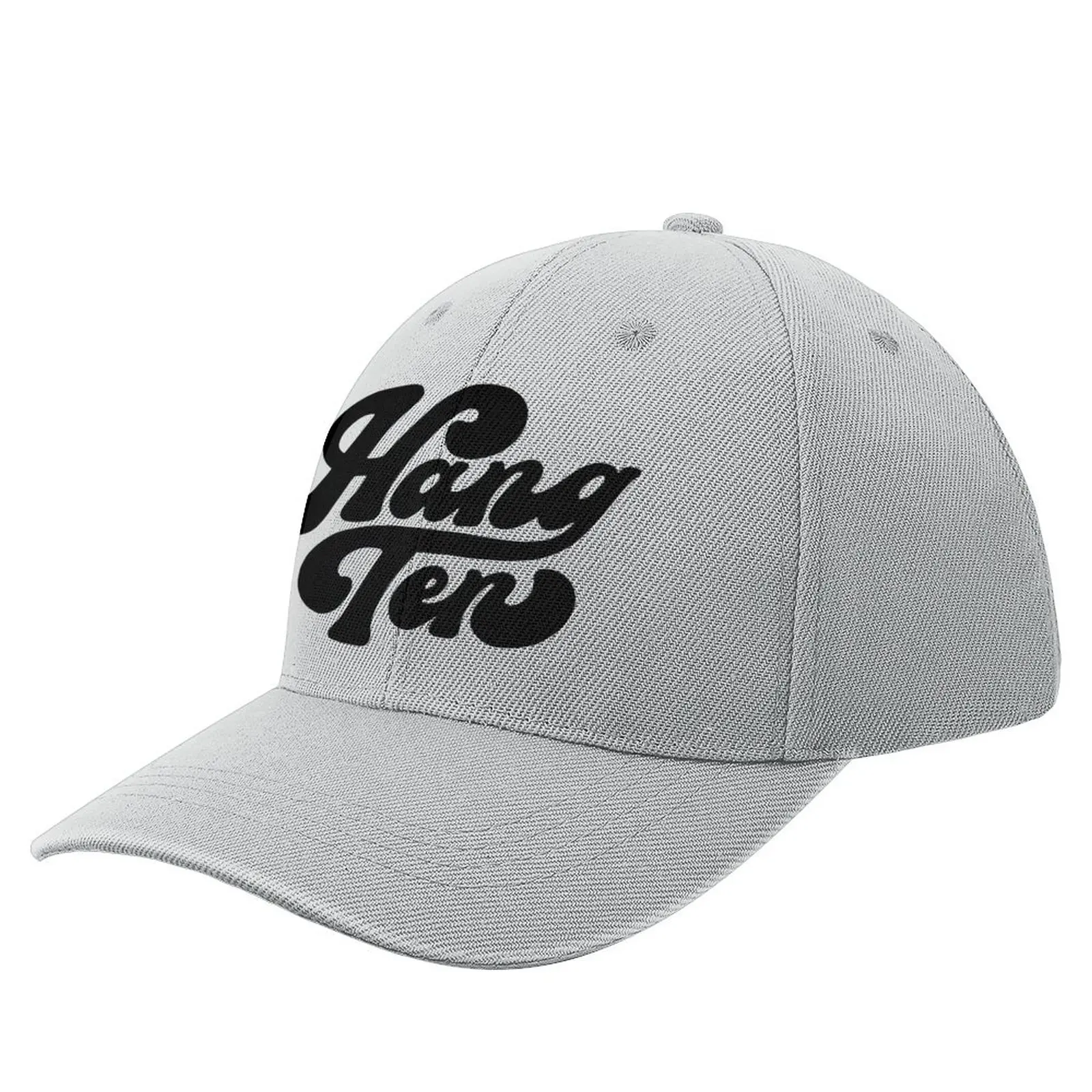 

Hang Ten Surf Lettering Black Baseball Cap Beach Outing Golf Wear Kids Hat Hats For Women Men'S