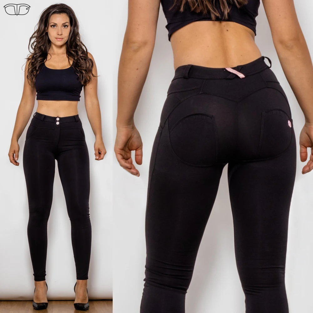 shascullfites-push-up-leggings-black-women's-skinny-stretchy-2-buttons-casual-fit-belly-leggings-full-length