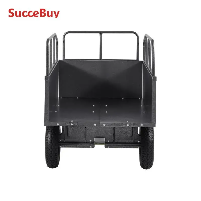 Heavy Duty Garden Utility Trailer 600lbs Capacity