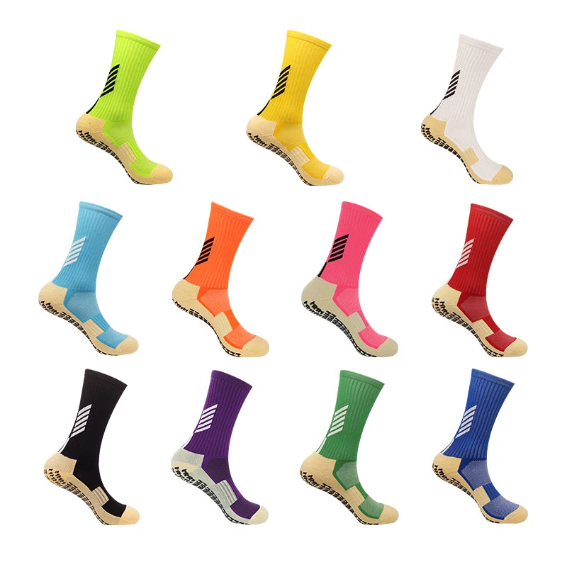Soccer Socks Adults Anti Socks Slip Soccer Kids High Quality Athletic Sports Grip Sock Non Slip Football Basketball Hockey Socks Unisex