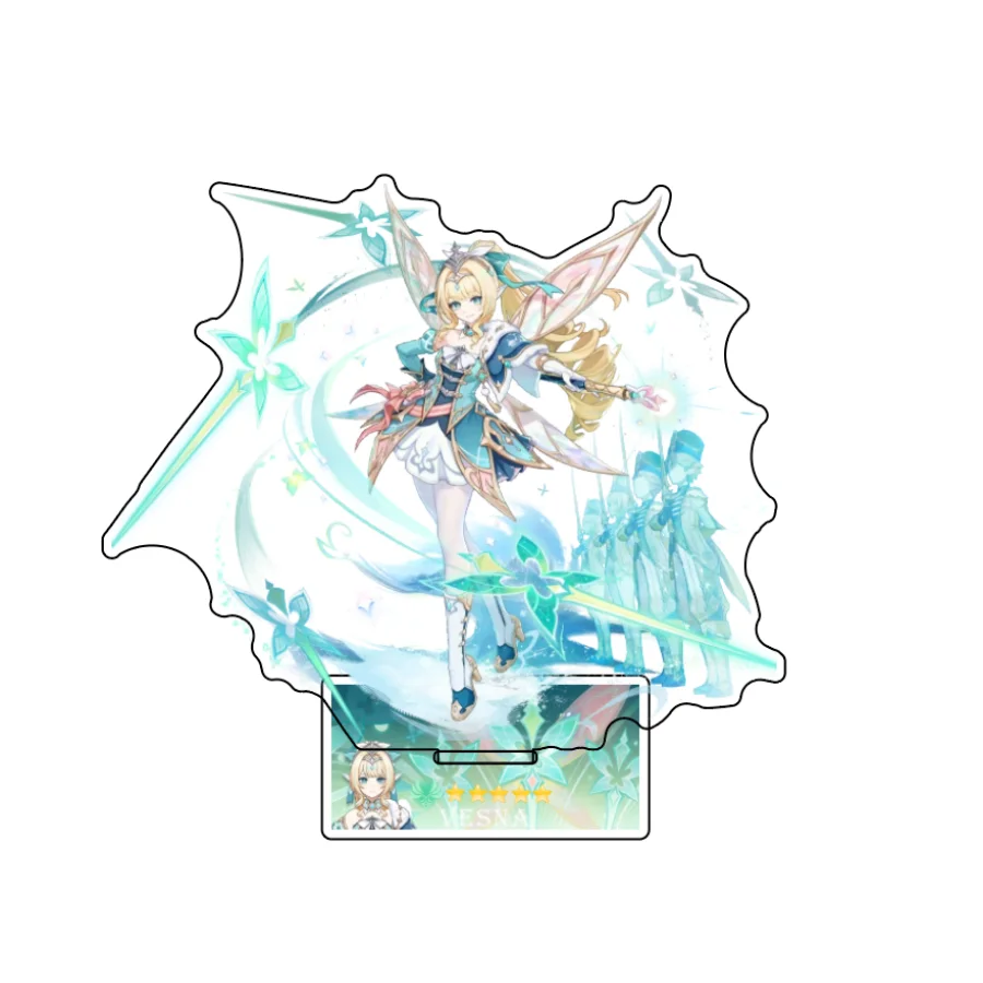 Anime Figur Impact Wanderer Nahida Cyno Yelan Acryl Stand Modell Platte Schreibtisch Dekor Stehende Zeichen Fans Geschenk