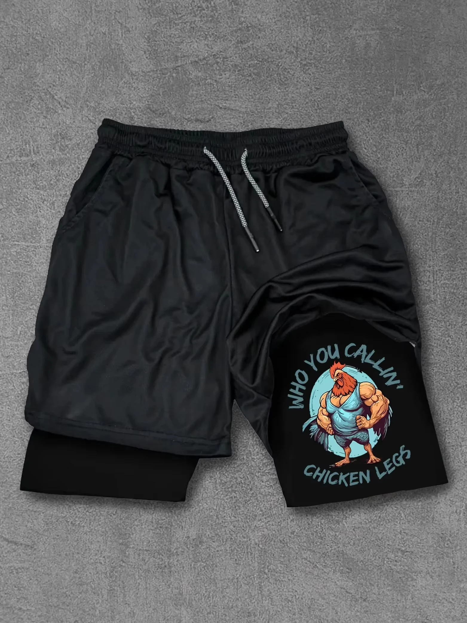 Men's Performance Breathable Gym and Training Shorts