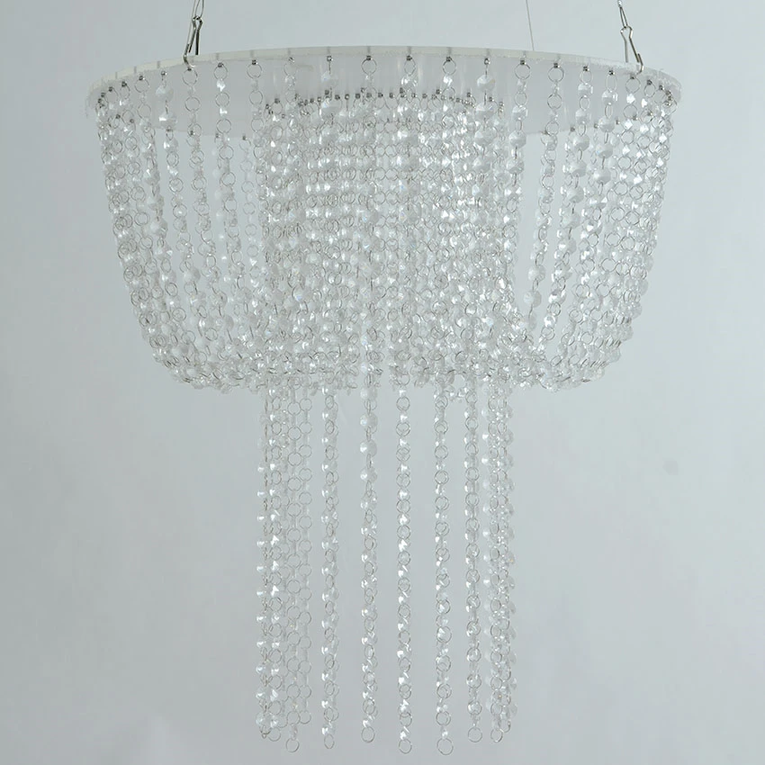 Description Picture 6 of itemWedding Moon Arch And Acrylic Cake Stand Hanging Rack Wedding Centerpieces For Party Decoration