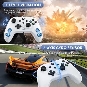 2.4G Wireless Game Controller For Xbox One/Series/360/Winodows/Steam Video Game PC Controller 3D Joystick Accessories 2