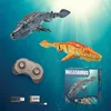 Remote control mosasaur dinosaur electric can be launched into the water will swing swimming water spray children's toy boy gift 5