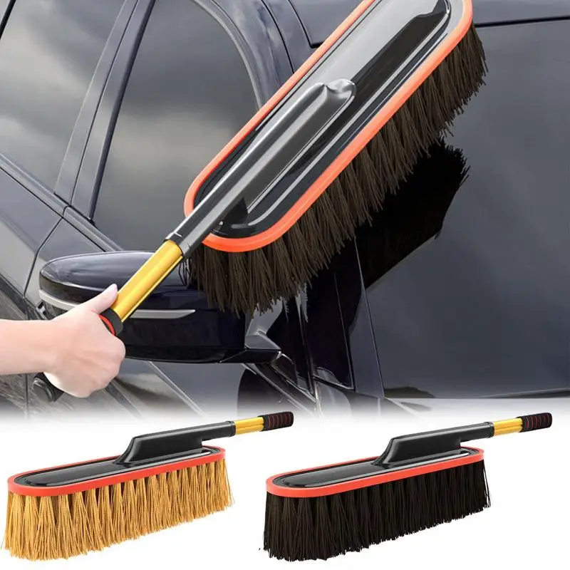 Car Duster Exterior Extendable Handle, Scratch Remover Car Brushes Remove  Dust Exterior Interior of for Cars Trucks Dropshipping - AliExpress